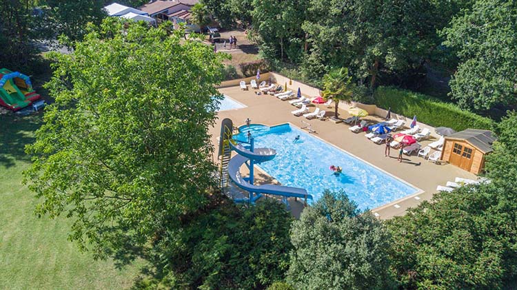 Camping met zwembad Corrèze