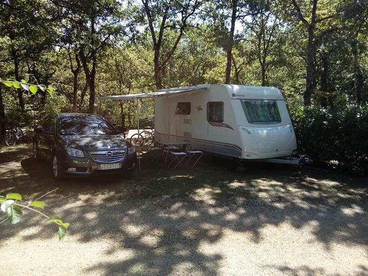Staanplaats Corrèze camping