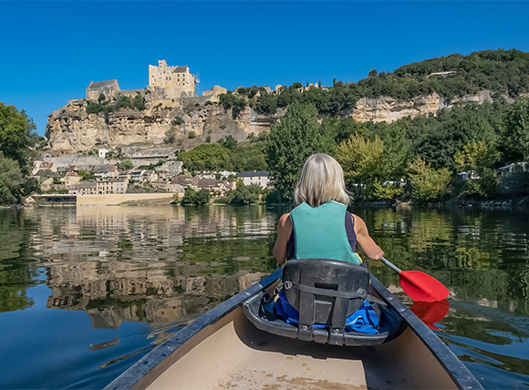 la dordogne en canoe